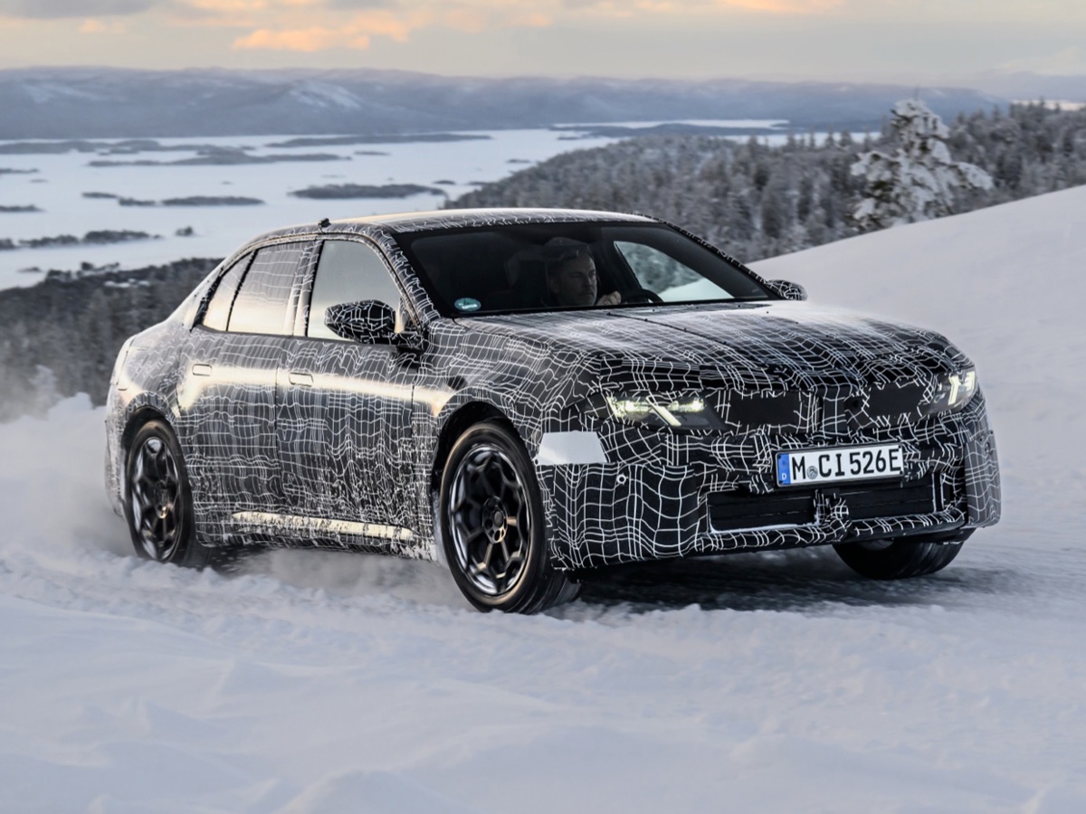 BMW i3 test Arjeplog