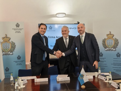 BYD sperimenta tecnologie energetiche integrate a San Marino