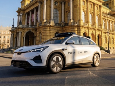 In Croatia, the first European robotaxi service Verne-Uber-Pony.ai
