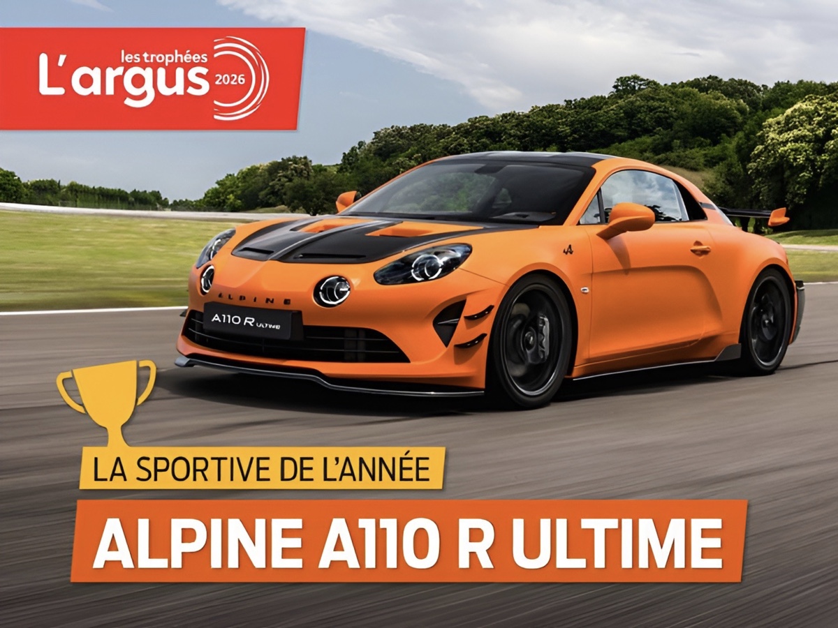 Alpine A110 "Sportiva dell'Anno" Trophées de l'Argus 2026