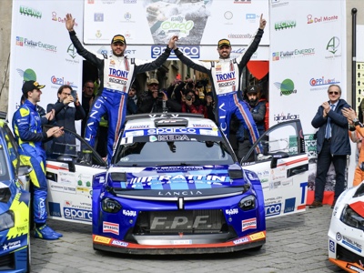 Vittoria per la Lancia Ypsilon Rally2 HF Integrale al debutto in Italia e Francia