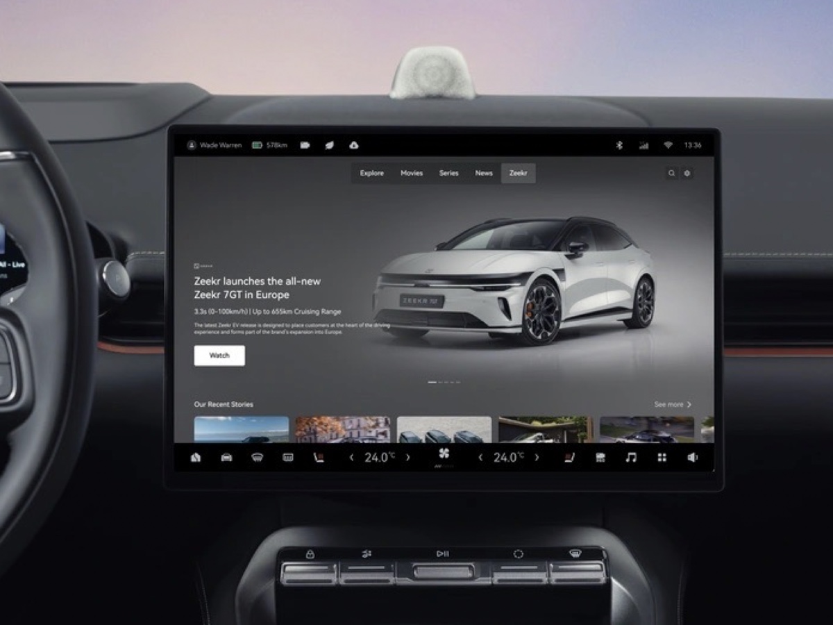 Zeekr Entertainment Hub 