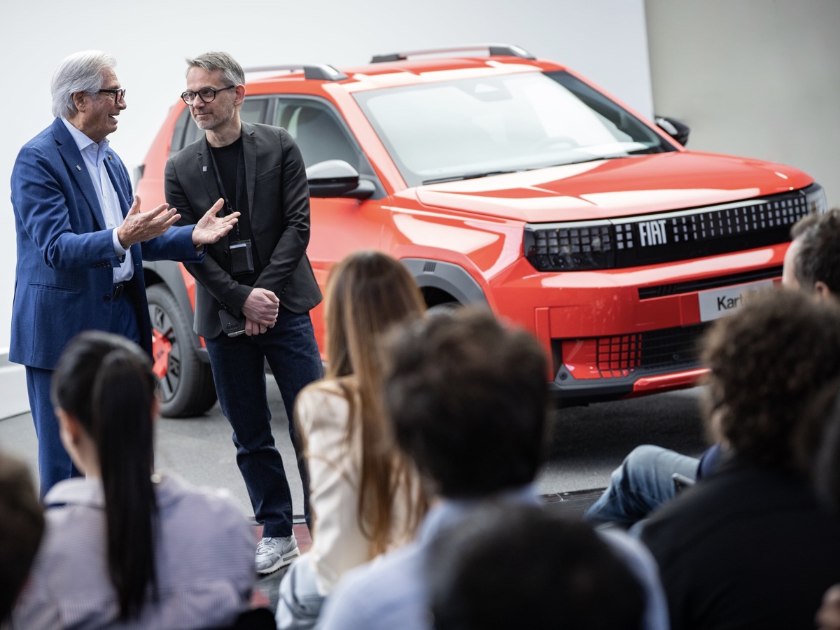 Fiat Giorgetto Giugiaro e Francois Leboine (Head of Design)