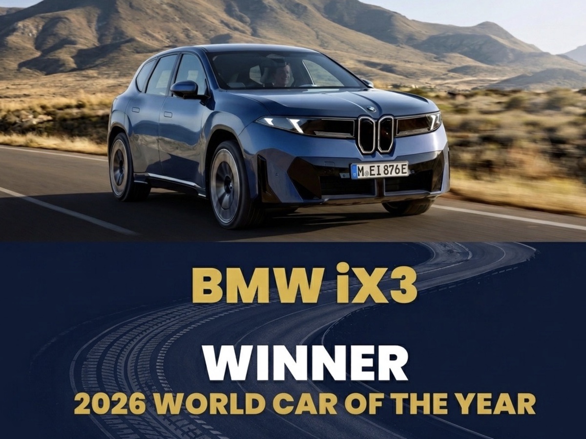 BMW iX3 World Car of the Year 2026