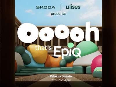 Il SUV Epiq protagonista dell'installazione Škoda alla Milano Design Week