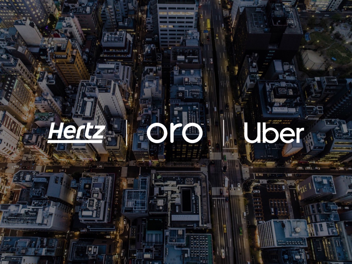 Hertz-Uber robotaxi e flotte Oro Mobility