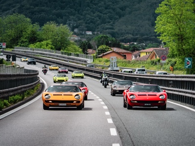 Giro Polo Storico Lamborghini per i 60 anni della Miura