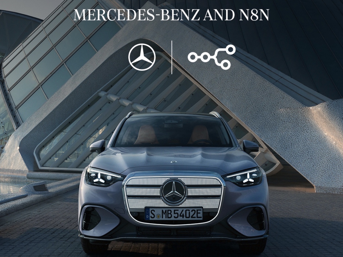 Mercedes-Benz n8n automazione processi IA