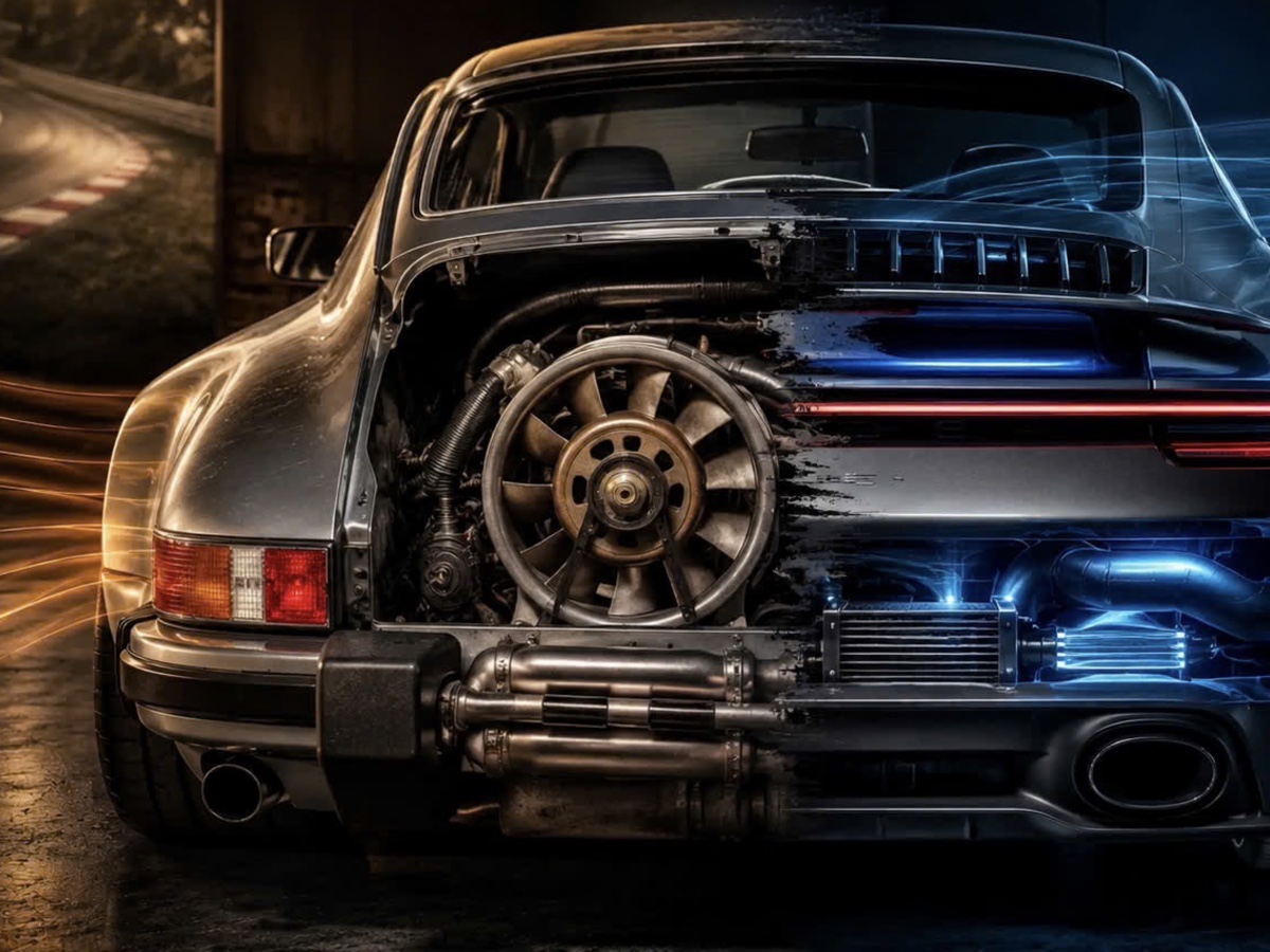 Porsche raffreddamento aria 911
