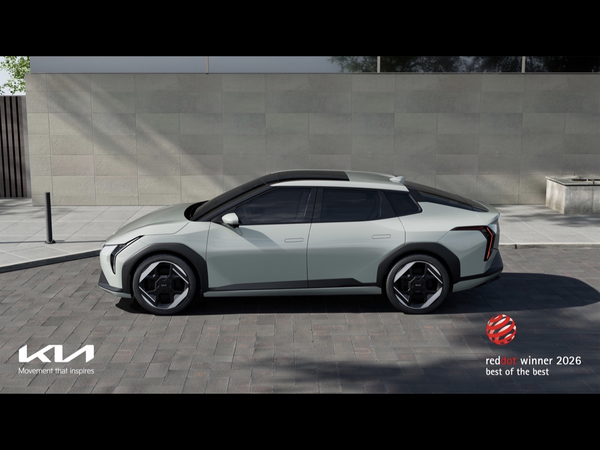 Kia EV4 "Best of the Best" Red Dot Design Award 2026