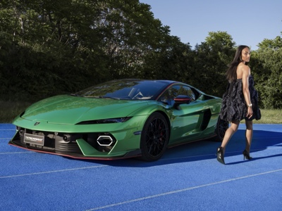 Potenza ed eleganza le doti di Larissa Iapichino e Lamborghini Temerario