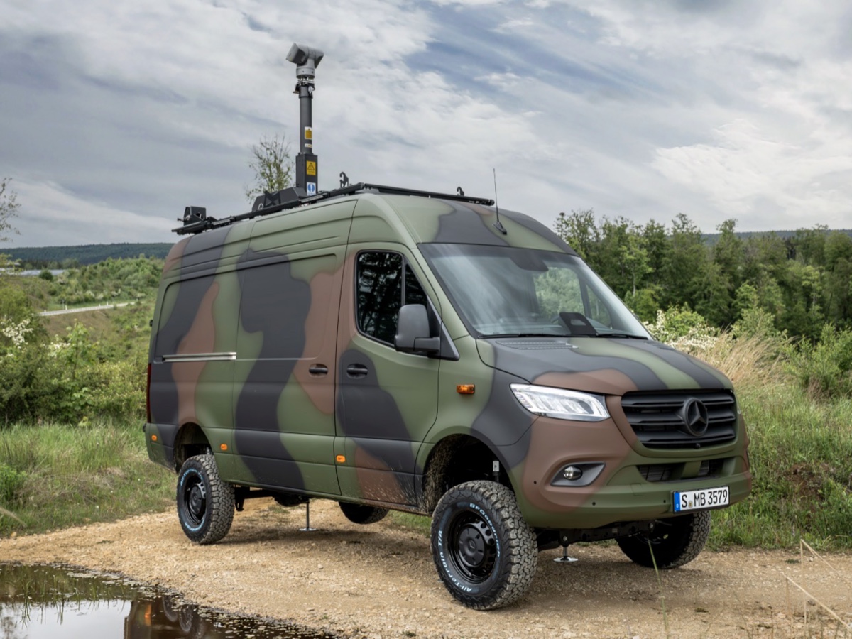 Mercedes-Benz furgoni applicazioni militari