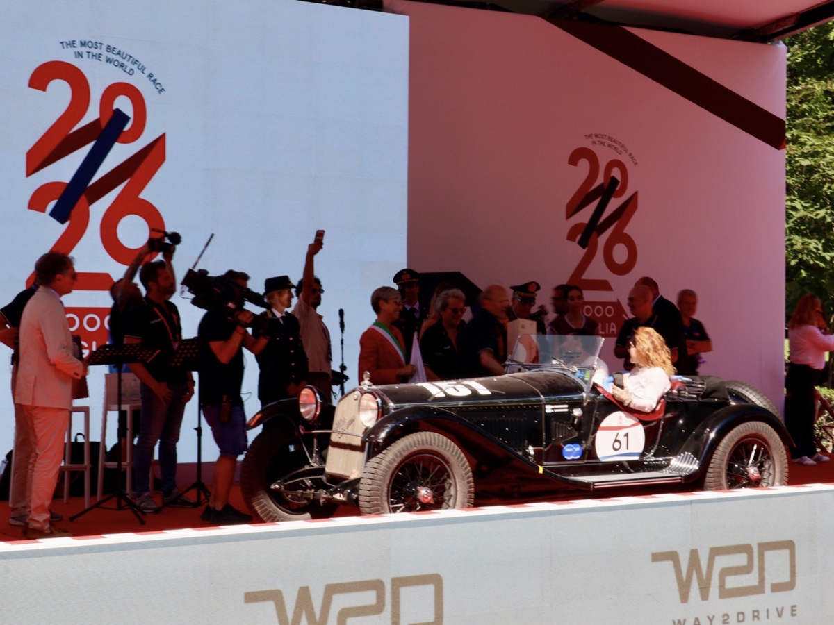 1000 Miglia 2026 Juan-Margarita Tonconogy Alfa Romeo 6C 1750 GS Spider Zagato 