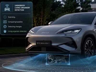 BYD brevetta un sistema di visione sottoscocca per i veicoli parcheggiati