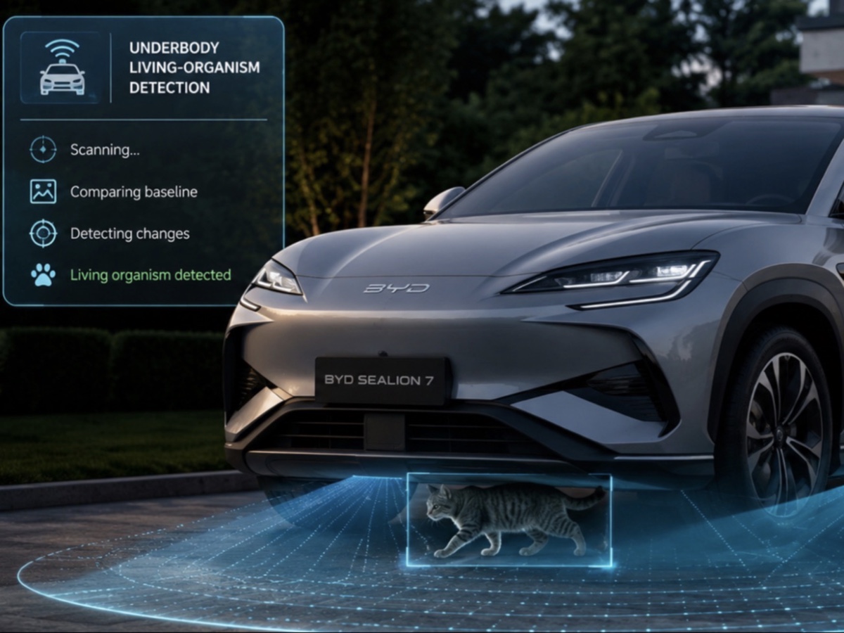 BYD underbody living-organism detection