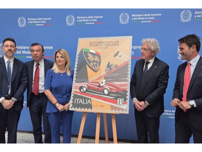 Presentato al Mimit il francobollo commemorativo per i 60 anni ASI