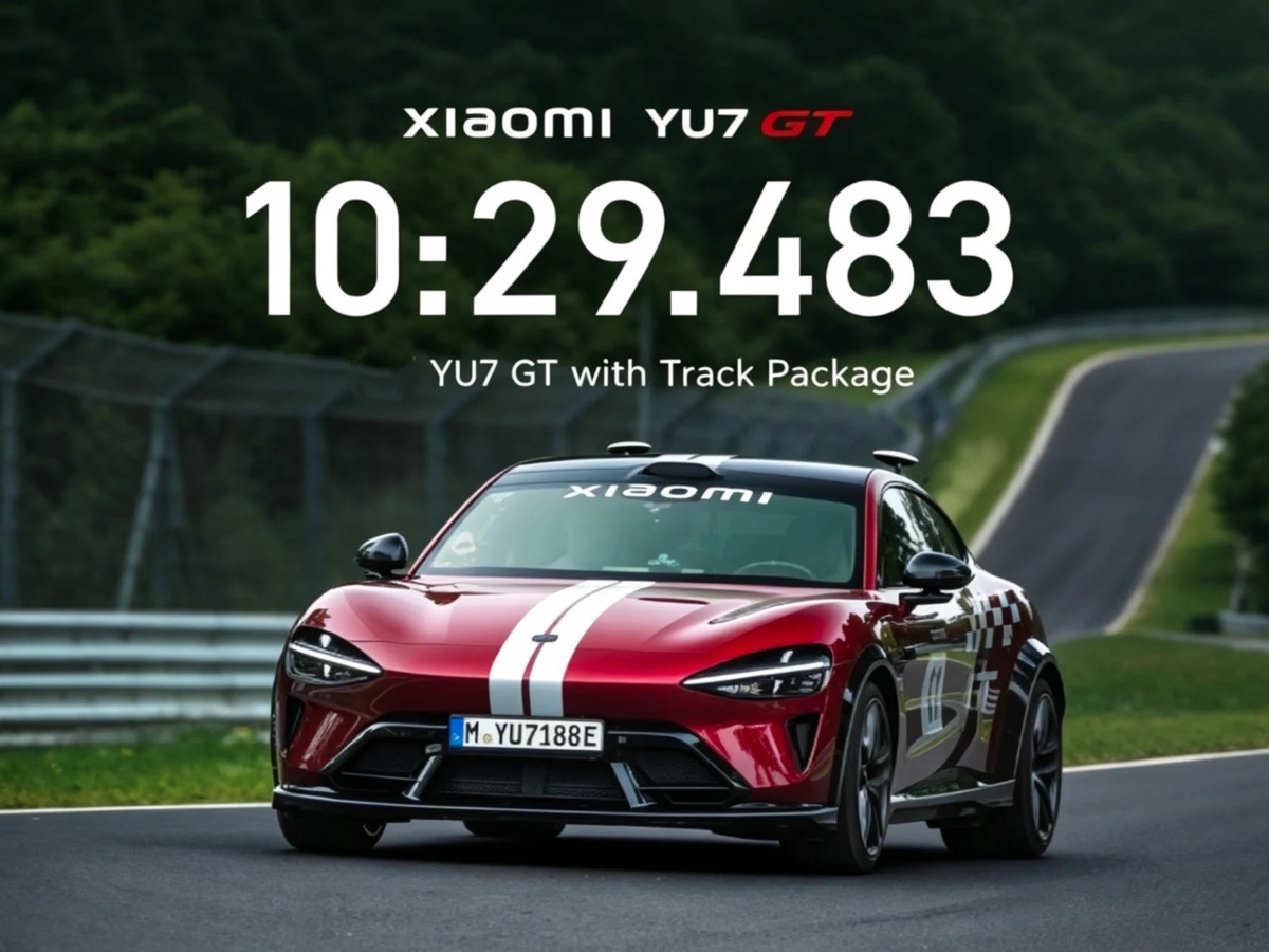 Xiaomi YU7 GT record guida autonoma Nürburgring