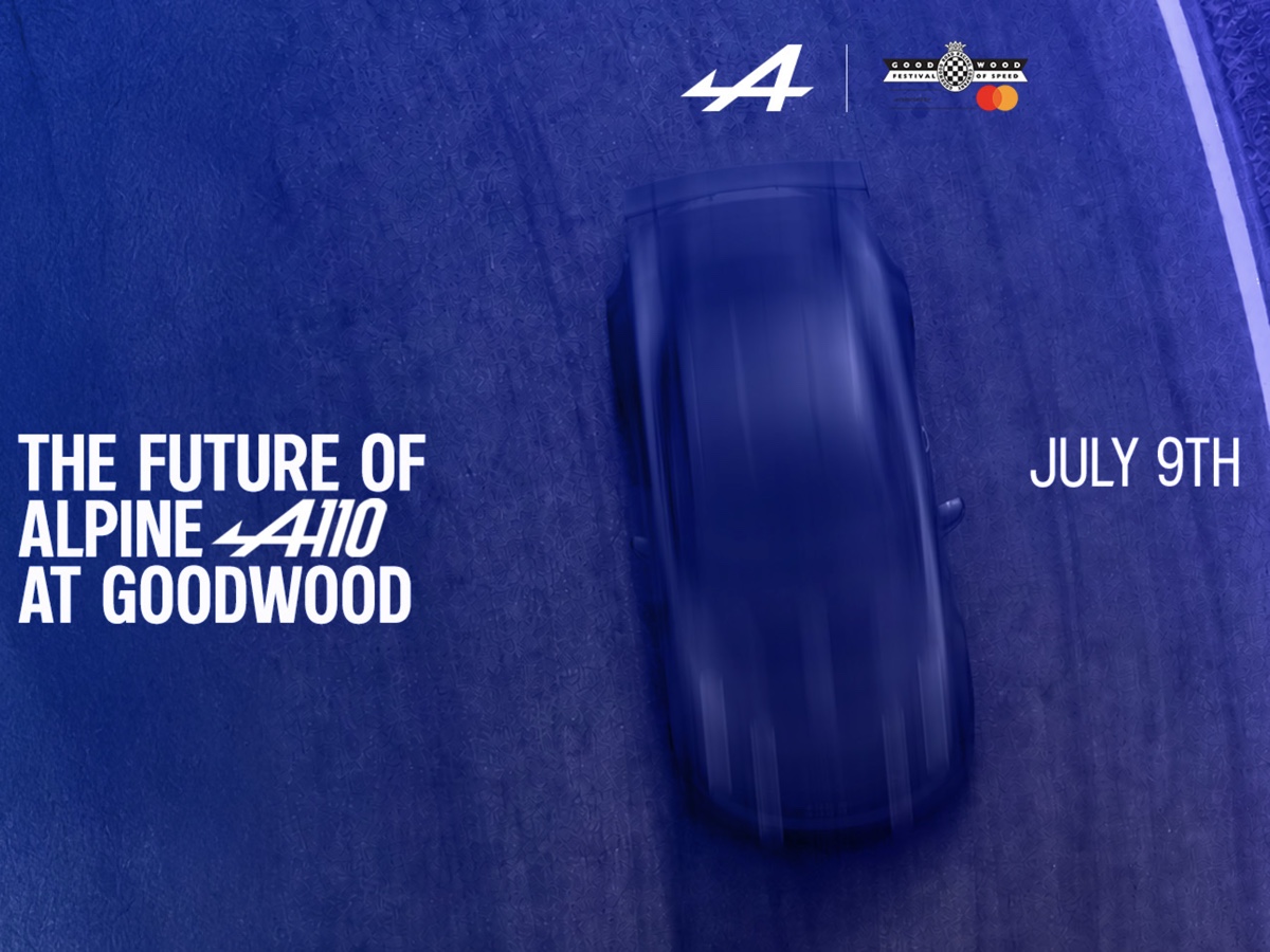 Alpine A110 elettrica Goodwood