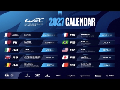 WEC: 9 gare e il ritorno di Silverstone nel calendario 2027