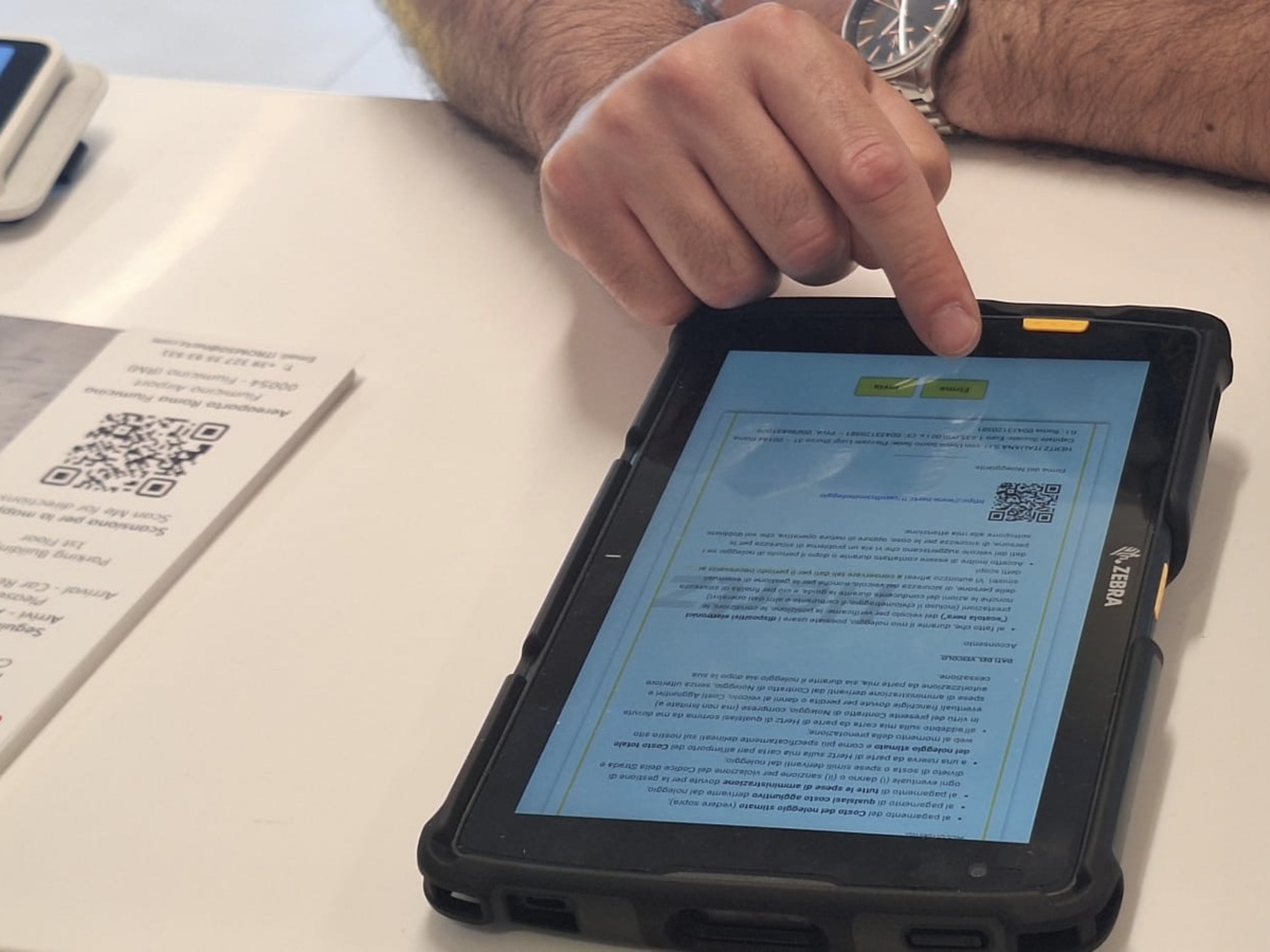 Hertz Contratto Paperless