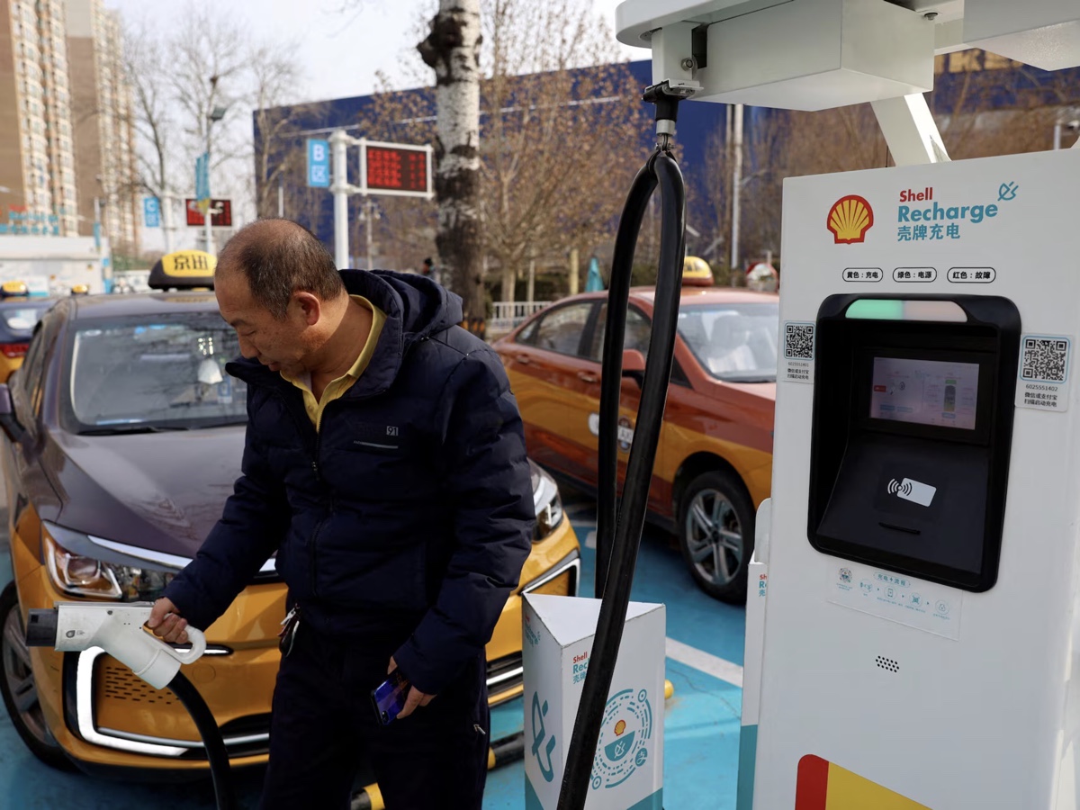 Cina ricarica taxi EV