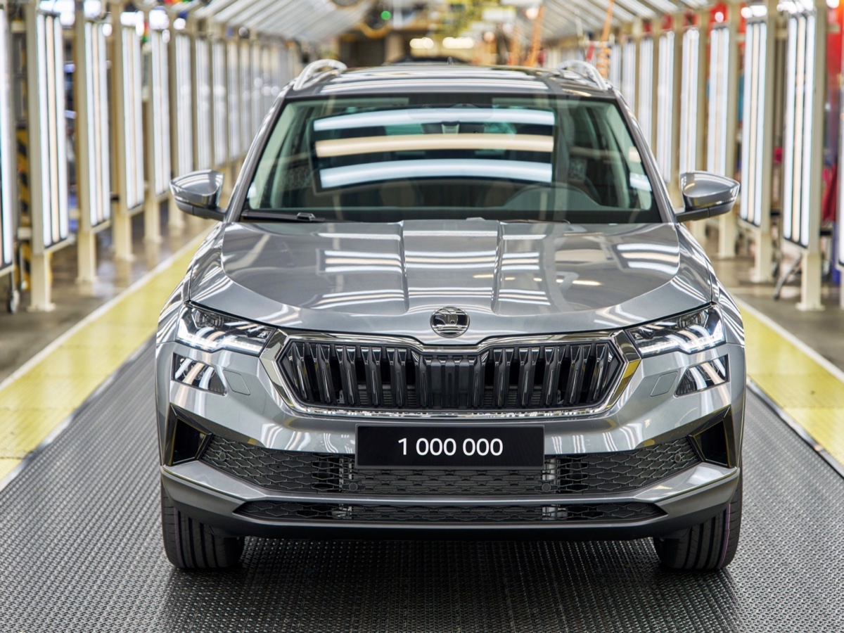 %u0160koda produzione Karoq 1 milione Kvasiny