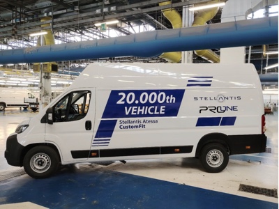 Prodotto ad Atessa il 20.000° veicolo CustomFit Stellantis Pro One
