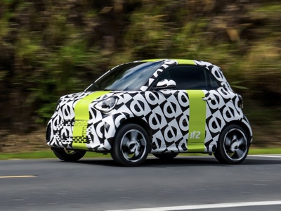 Test su strada per la smart #2 in vista del debutto al Salone di Parigi