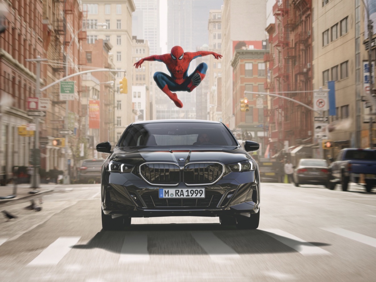 BMW iX3 film "Spider-Man: Brand New Day%u201D
