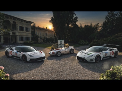 Livree celebrative Maserati "Eldorado" per i 100 anni del Tridente