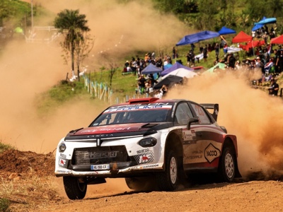 Gryazin (Lancia Corse HF) mira al titolo WRC2 in Cile