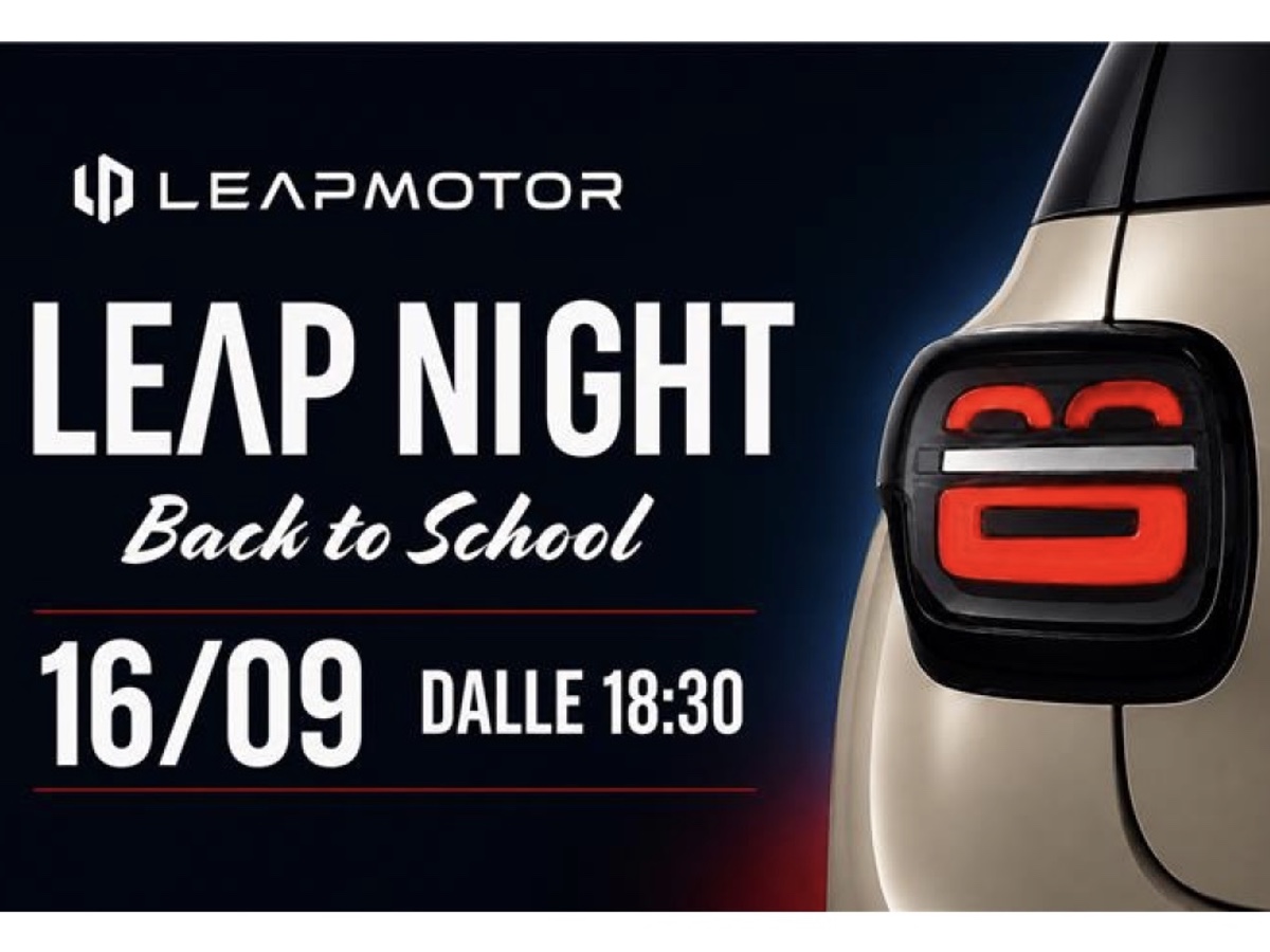 Leapmotor Leap Night 16 settembre