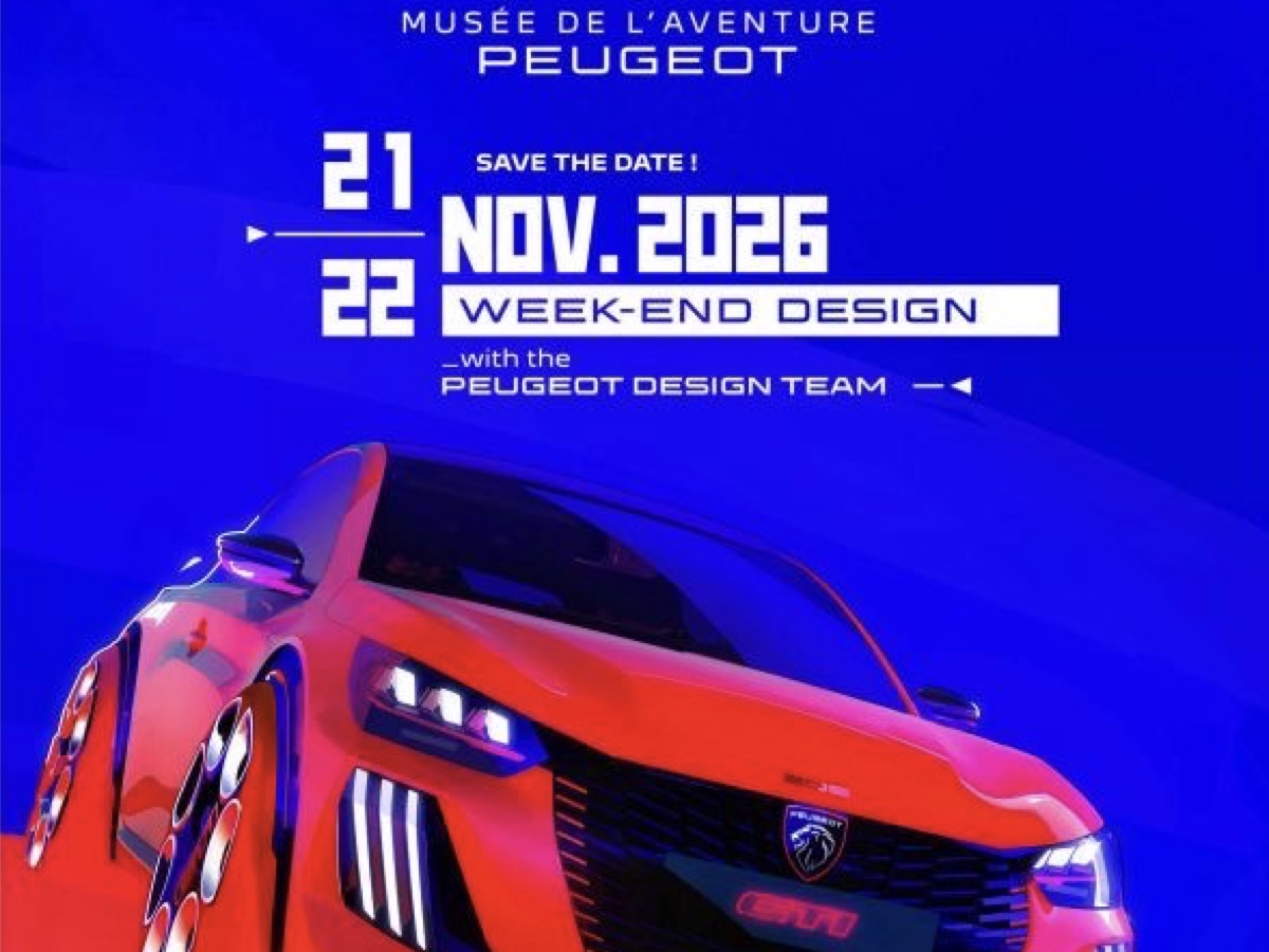 Peugeot design weekend Sochaux