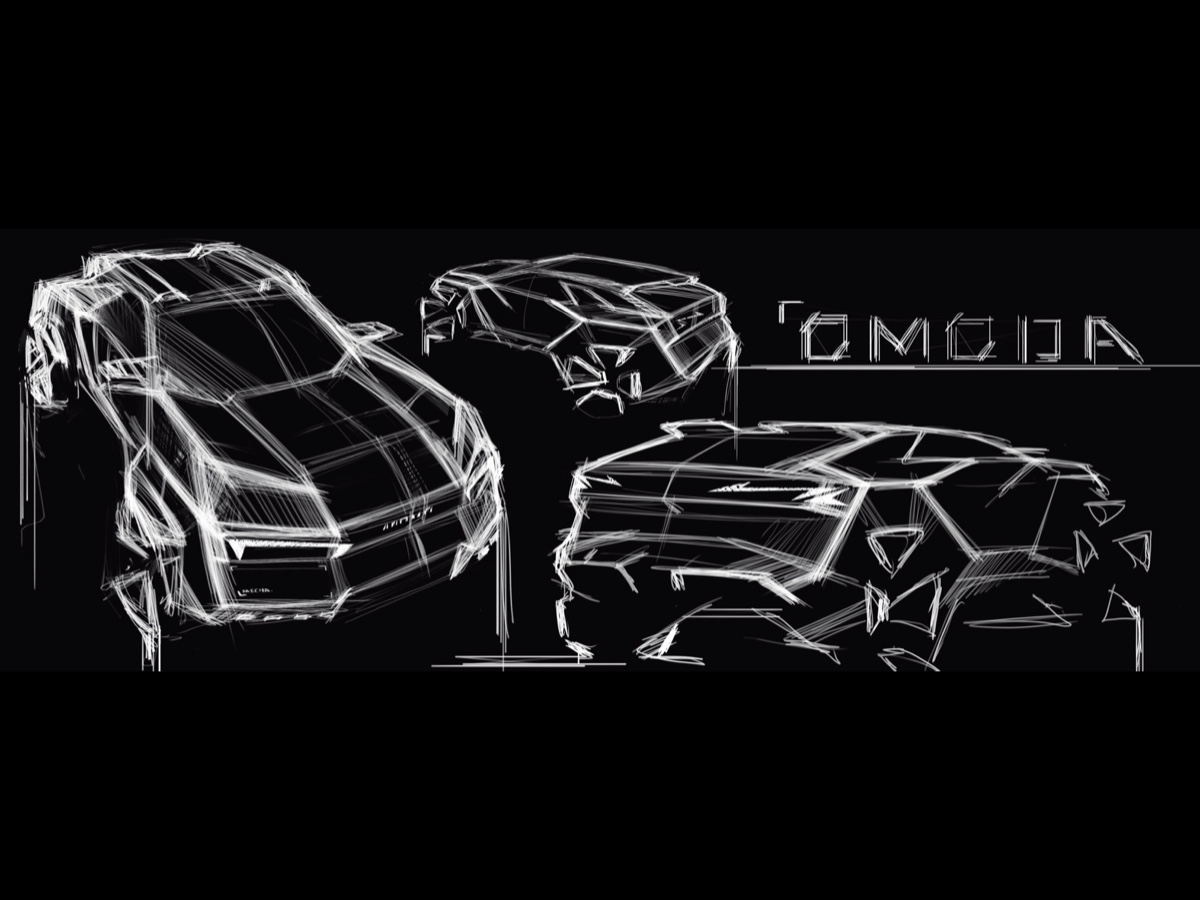 Omoda X design sketch