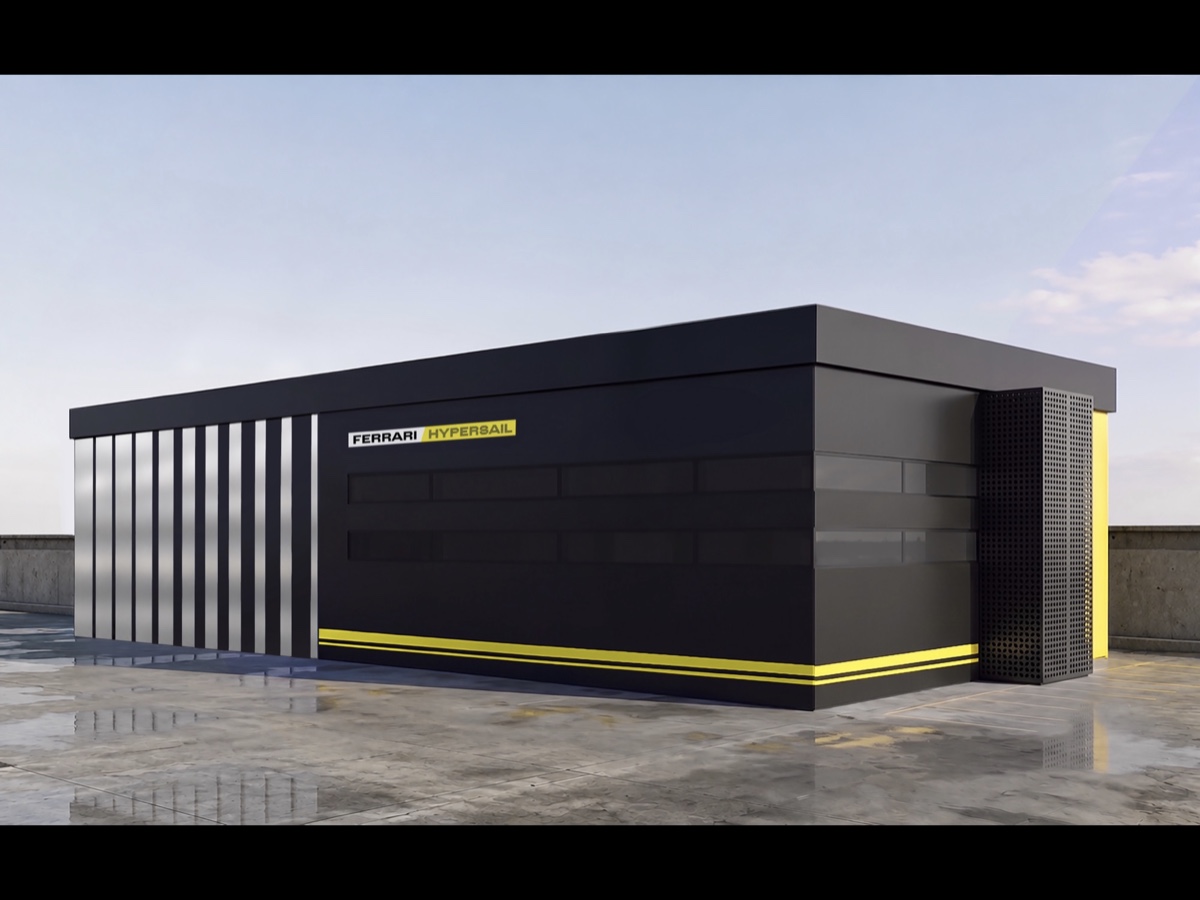 Ferrari Hypersail hub operativo Livorno