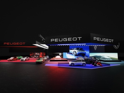 Debutto a Parigi per il nuovo format di stand per eventi Peugeot