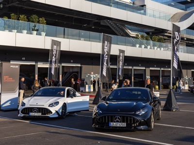 Anteprima italiana a Misano per le Mercedes-AMG GT Coupé 4 e CLA 45 4MATIC+