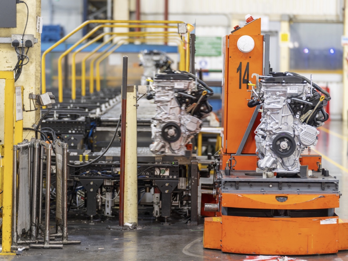 Toyota produzione motori Deeside Regno Unito