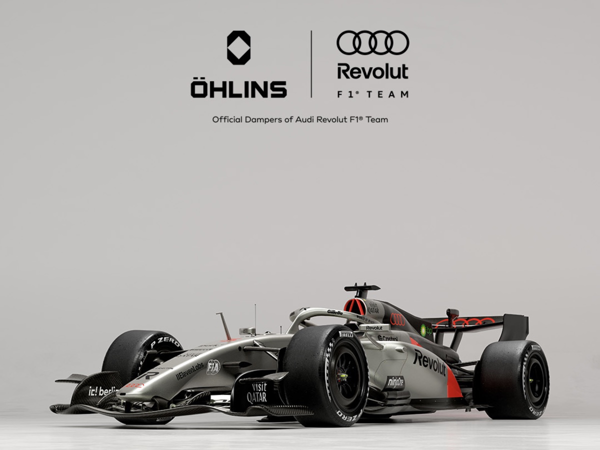 �hlins fornitore ammortizzatori  Audi F1 Team