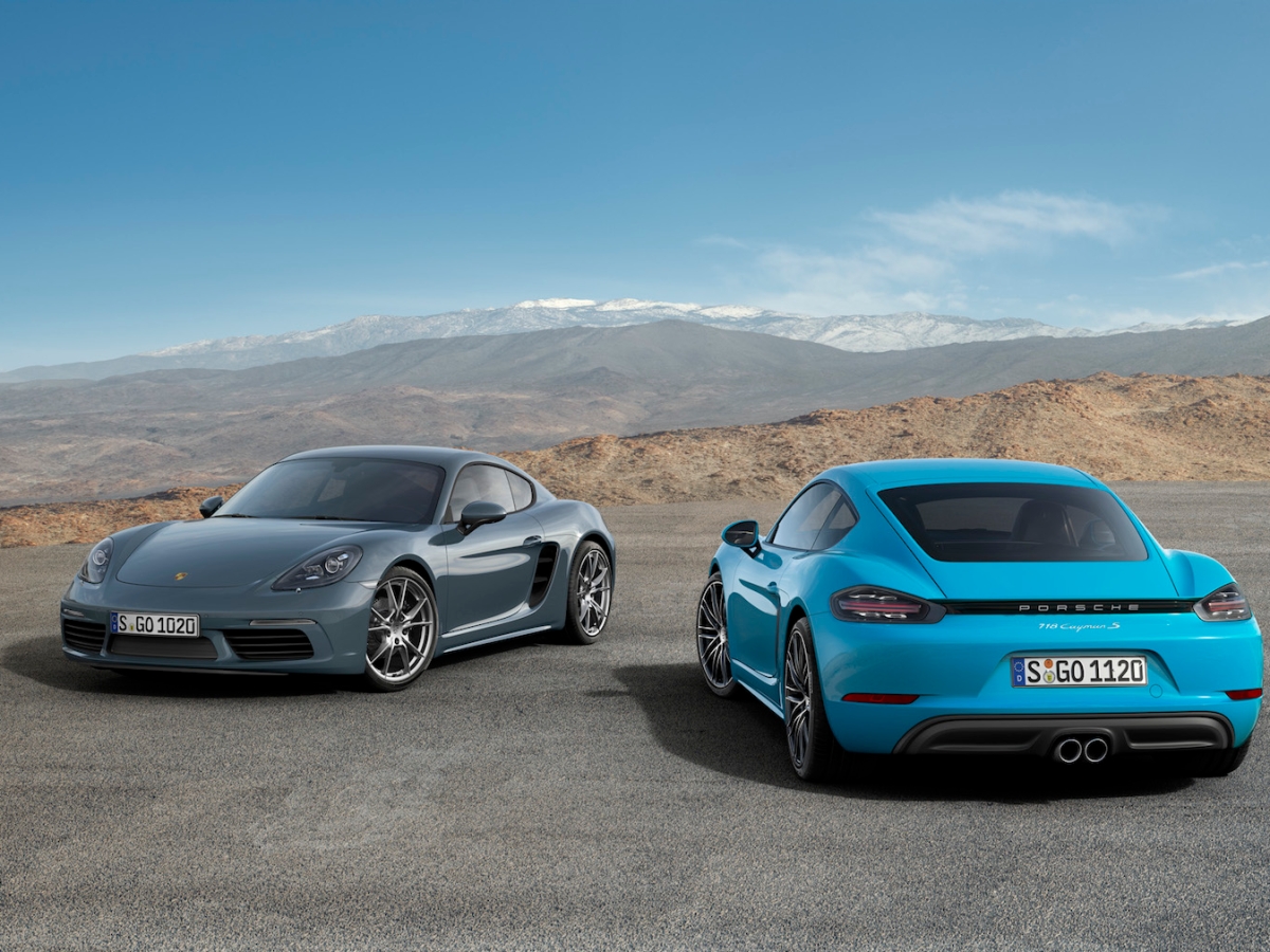 Porsche 718 Cayman e Porsche 718 Cayman S