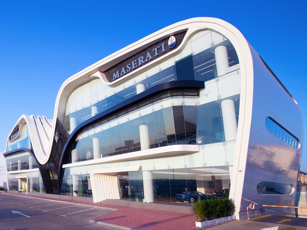 Maserati nuovo showroom Dubai