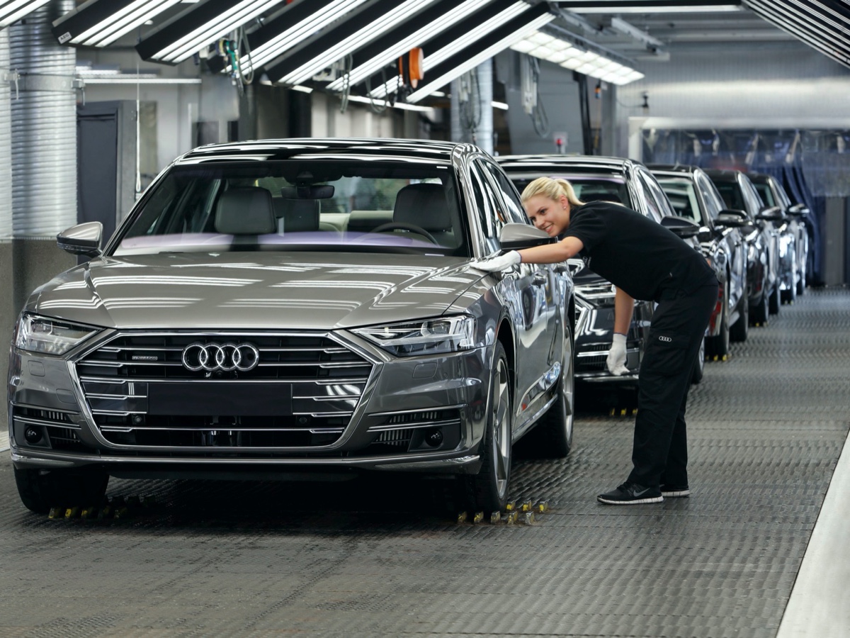 Audi A8 produzione Neckarsulm