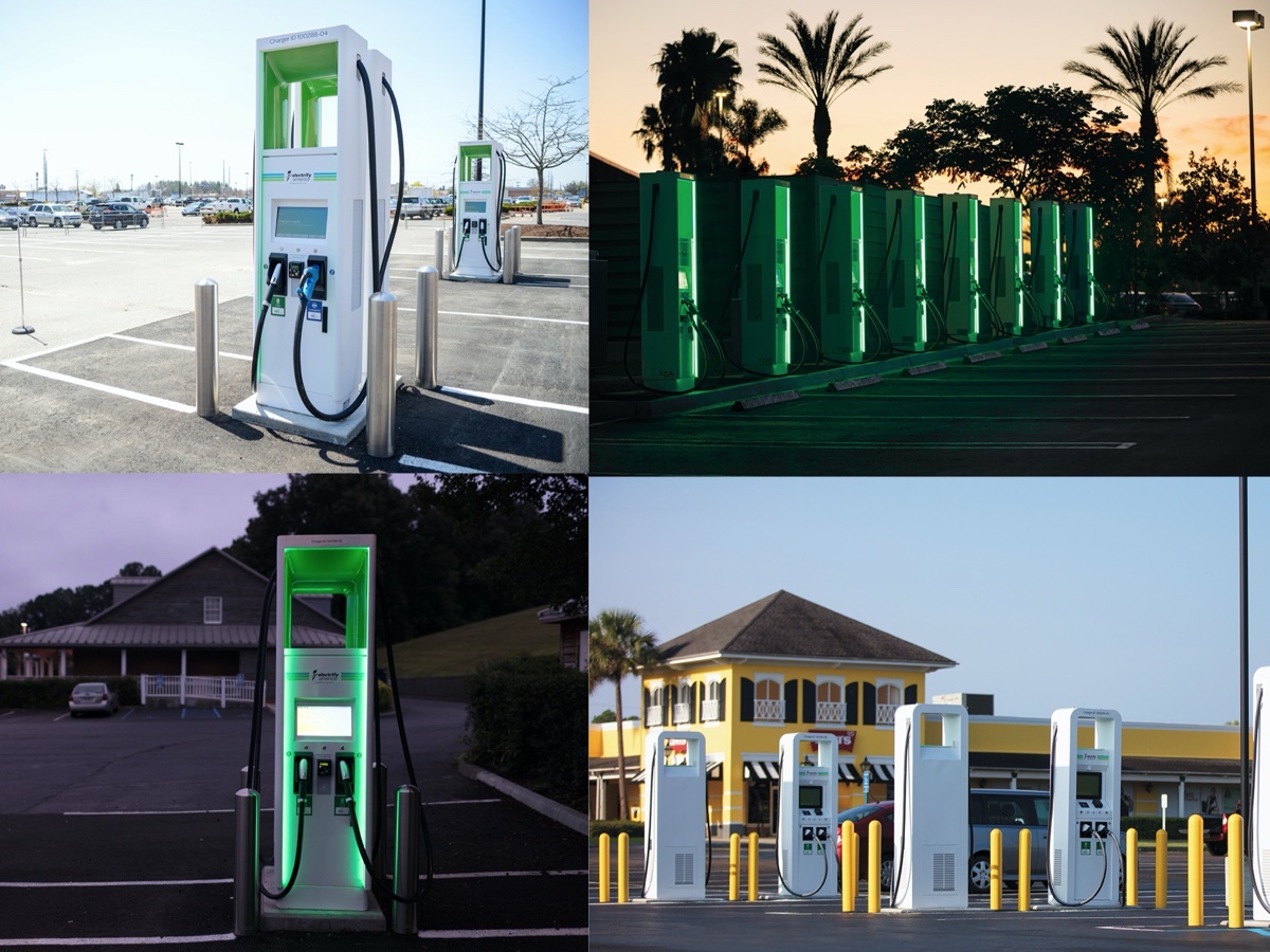 Electrify America stazioni ricarica rapida EV