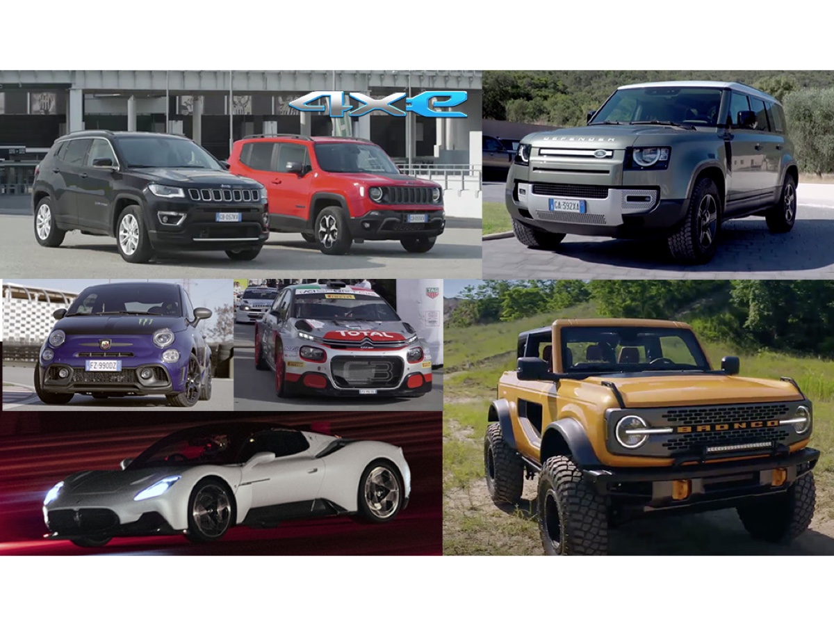 Jeep Compass 4xe, Ford Bronco, Land Rover Defender e Rally Targa Florio ...