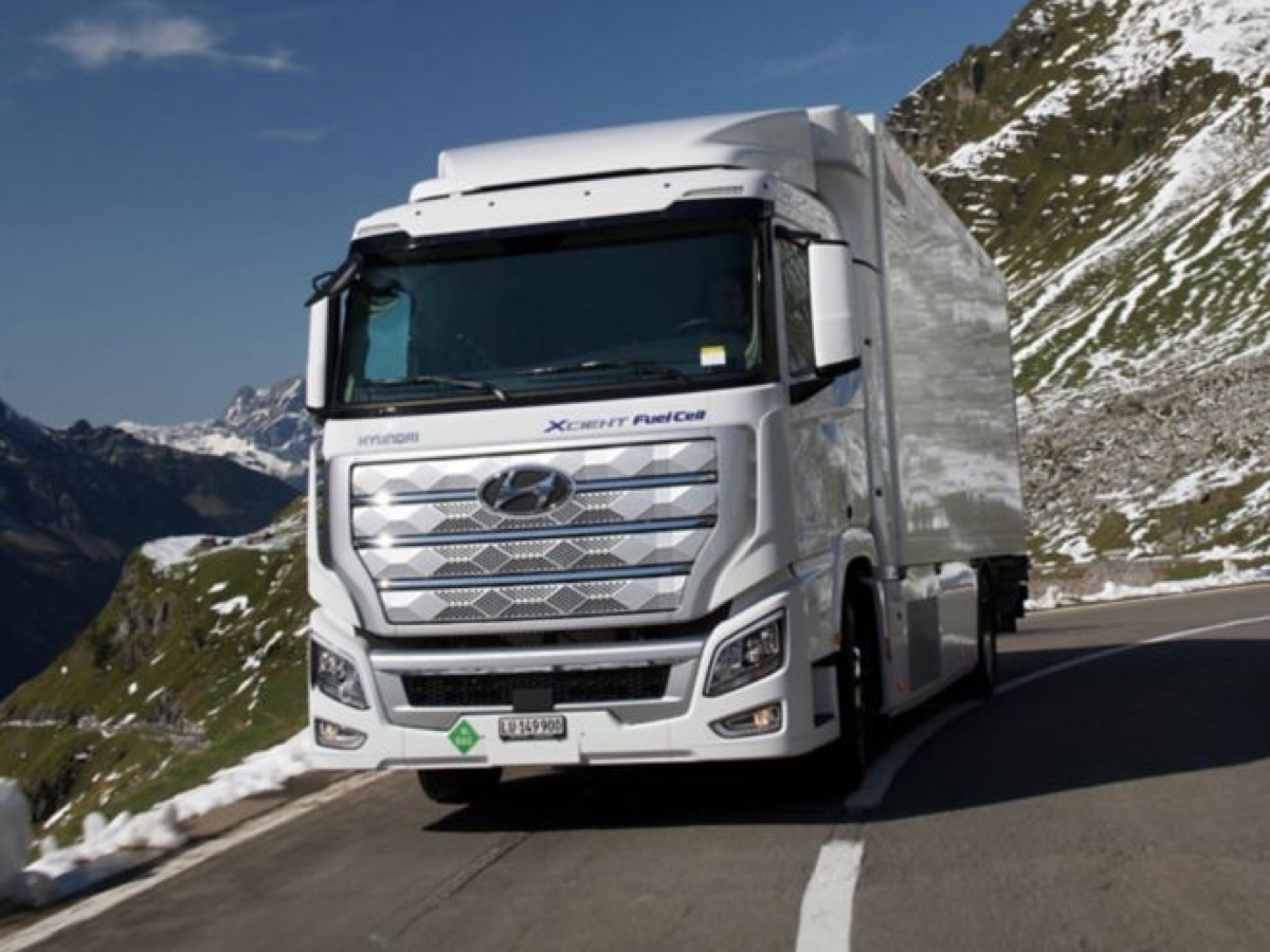 Hyundai Xcient trucks