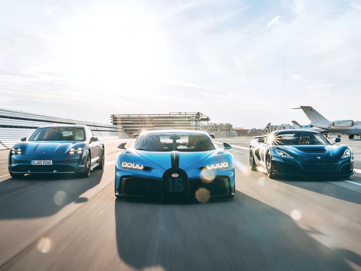 Bugatti Rimac Porsche