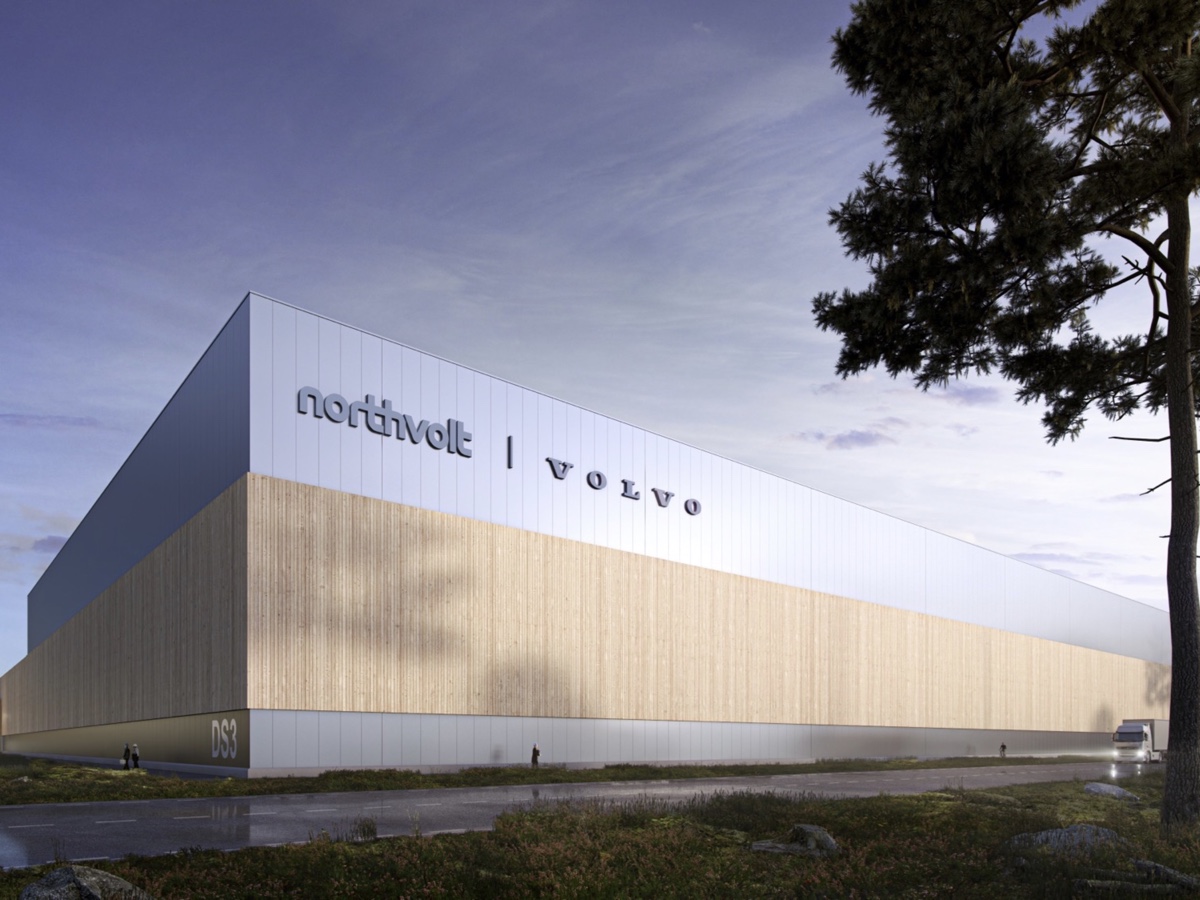 Volvo-Northvolt nuovo impianto batterie a Göteborg