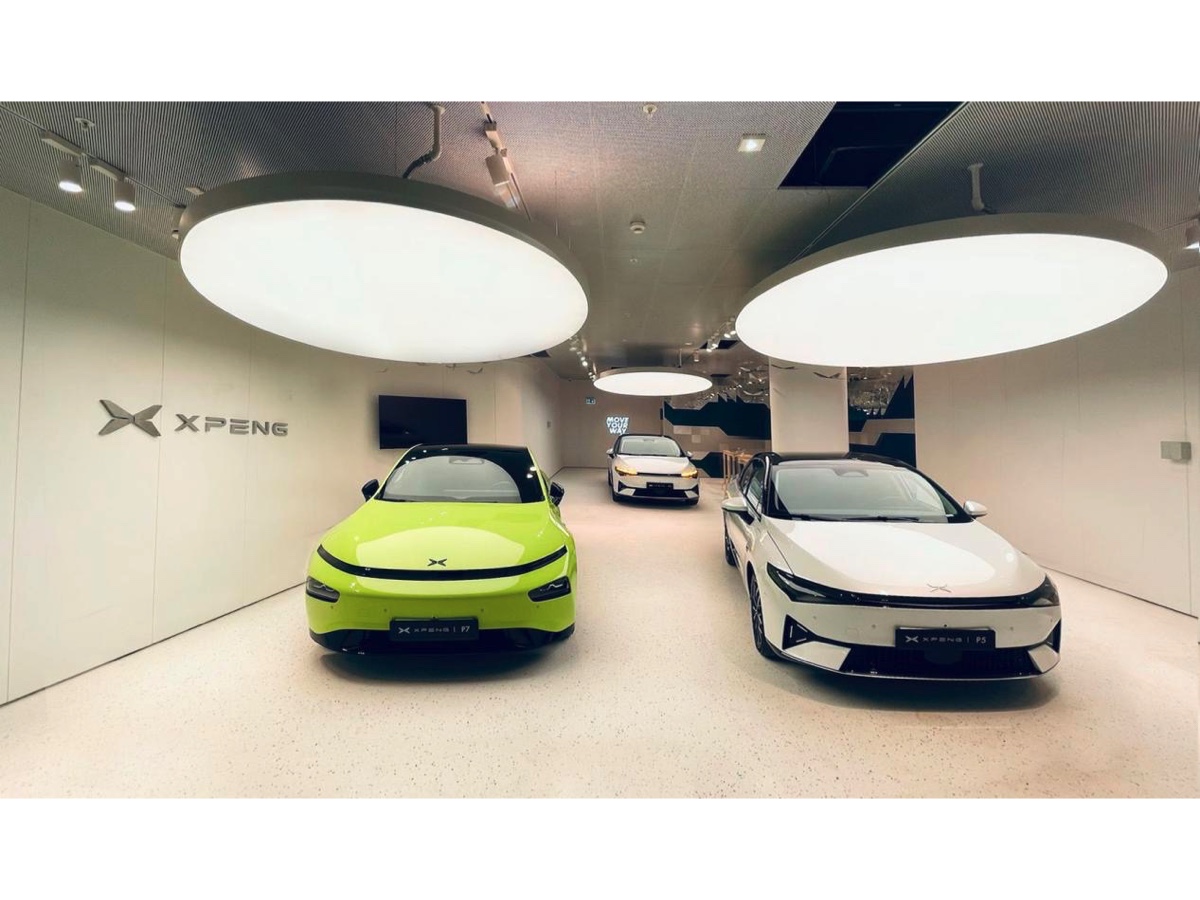 Xpeng showroom Svezia