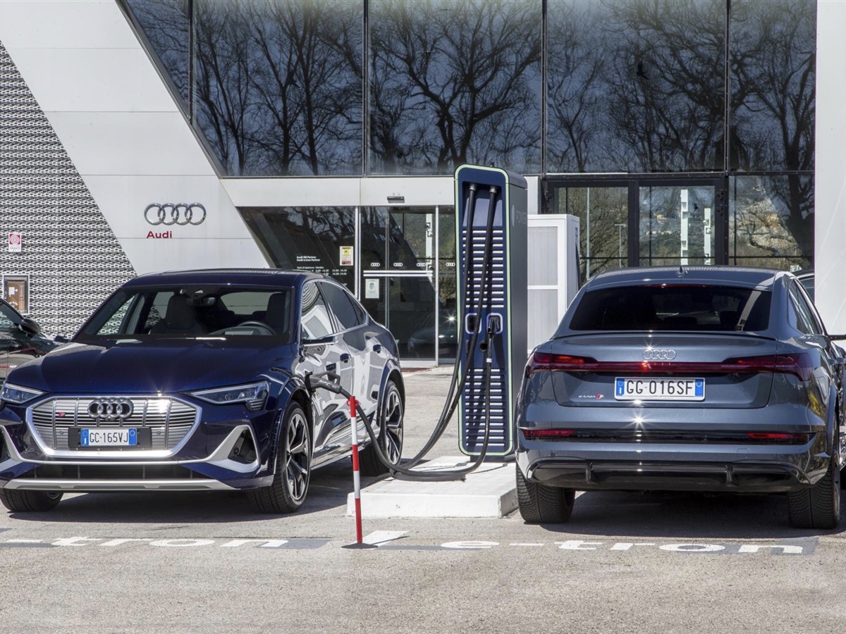 Audi rete ricarica HPC presso i dealer