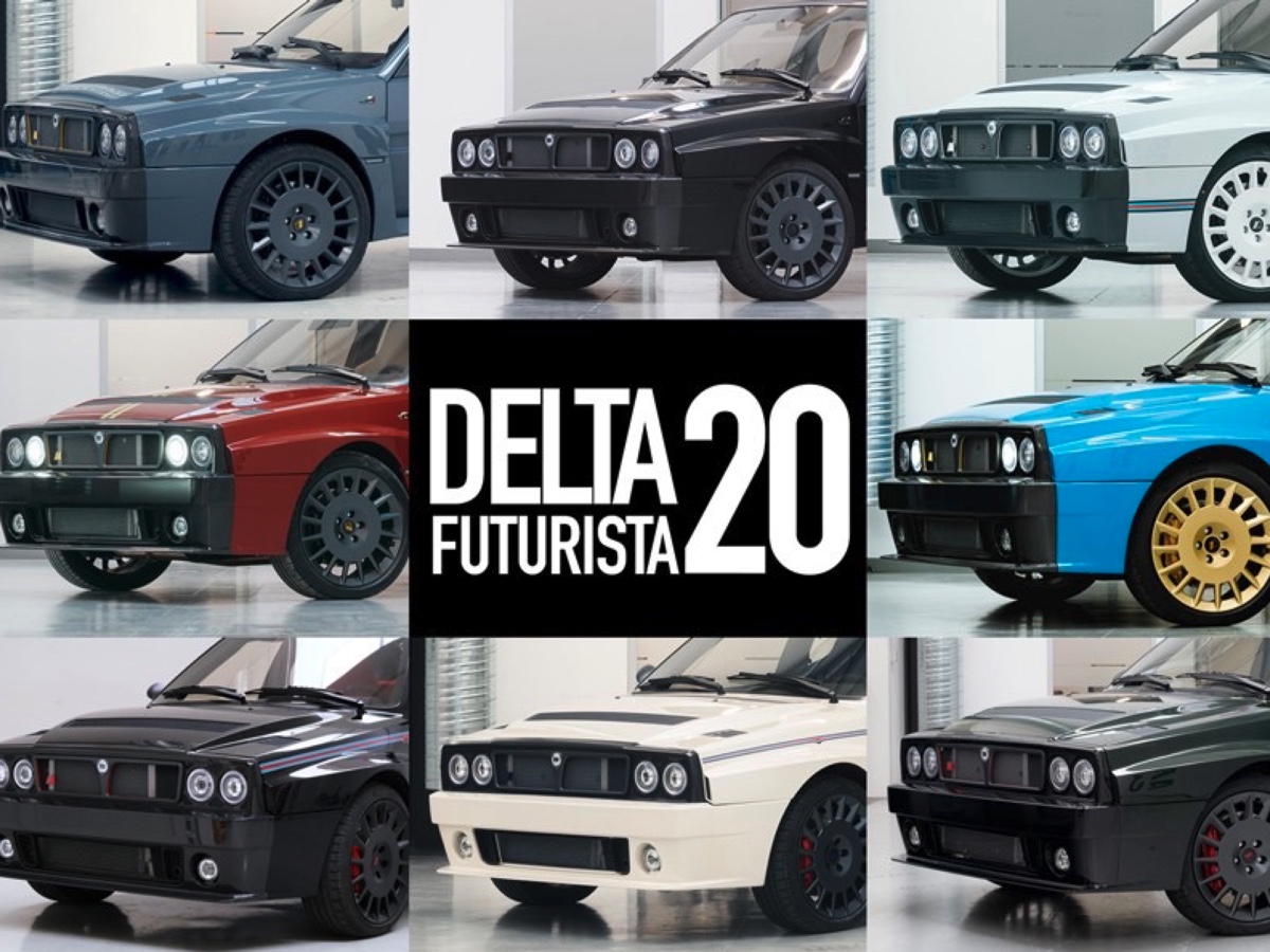 Restomod Lancia Delta Futurista miniseries for Automobili Amos completed